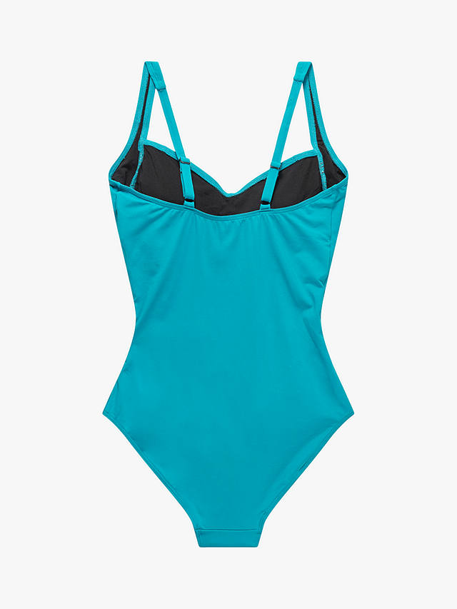 Panos Emporio Potenza Ruched Shaping Swimsuit, Capri Blue