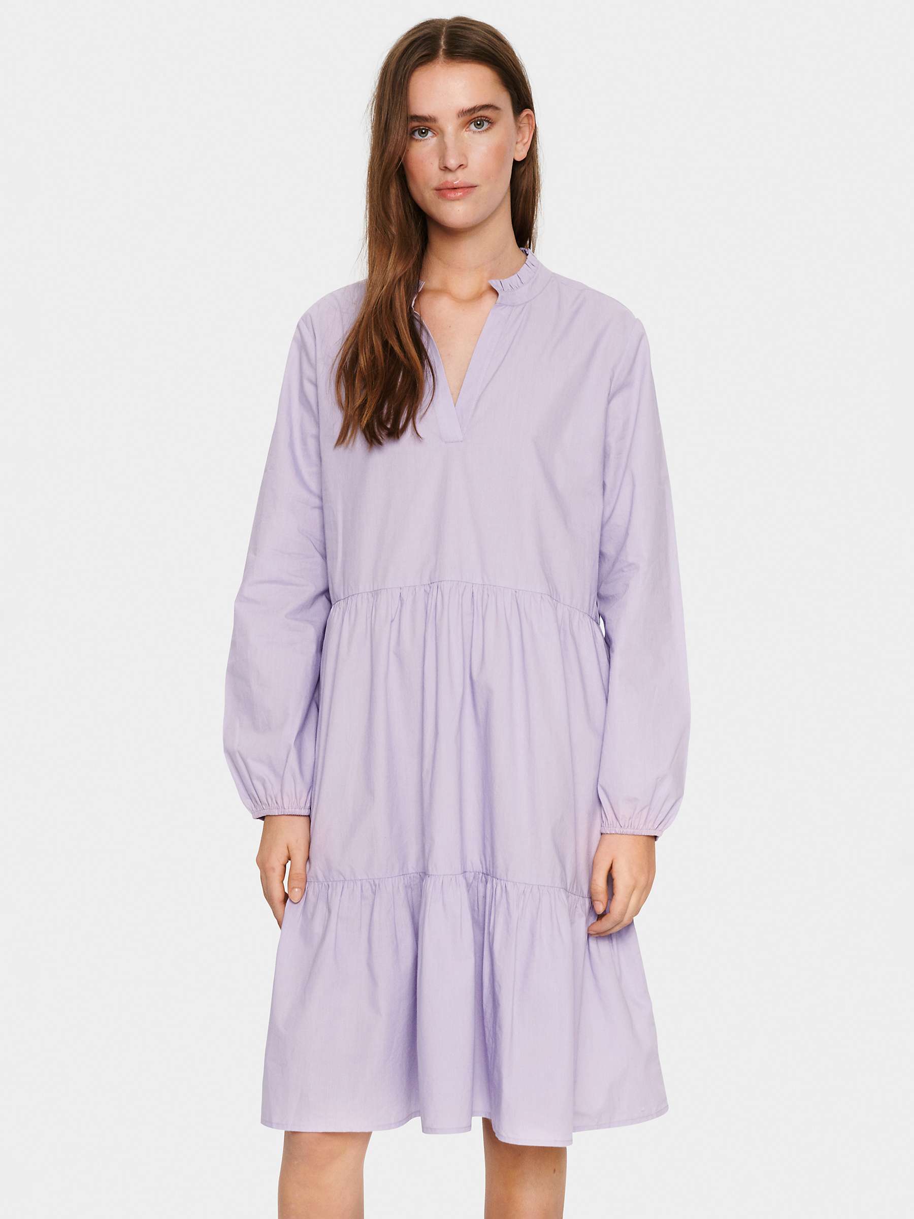 Buy Saint Tropez Louise Dress, Lavender Online at johnlewis.com