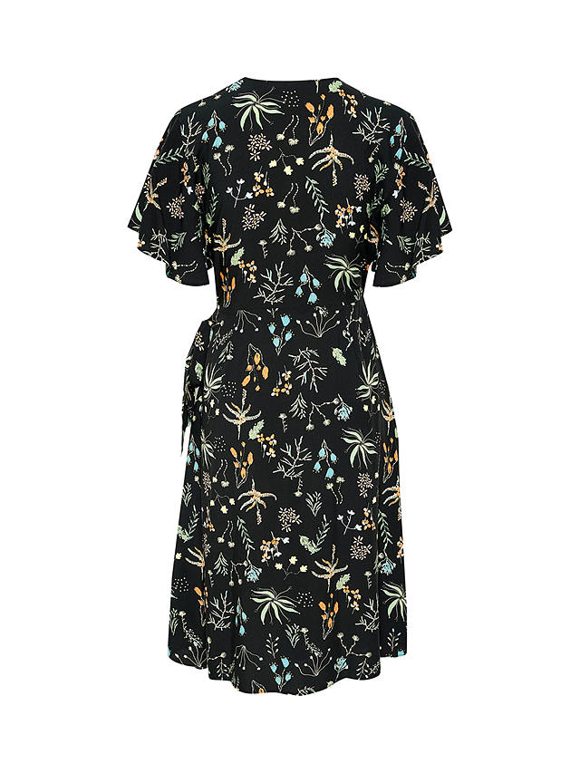 Soaked In Luxury Indre Gaby Floral Print Dress, Black, XXL