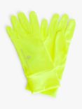Ronhill Classic Running Gloves, Charcoal/Reflect Yellow