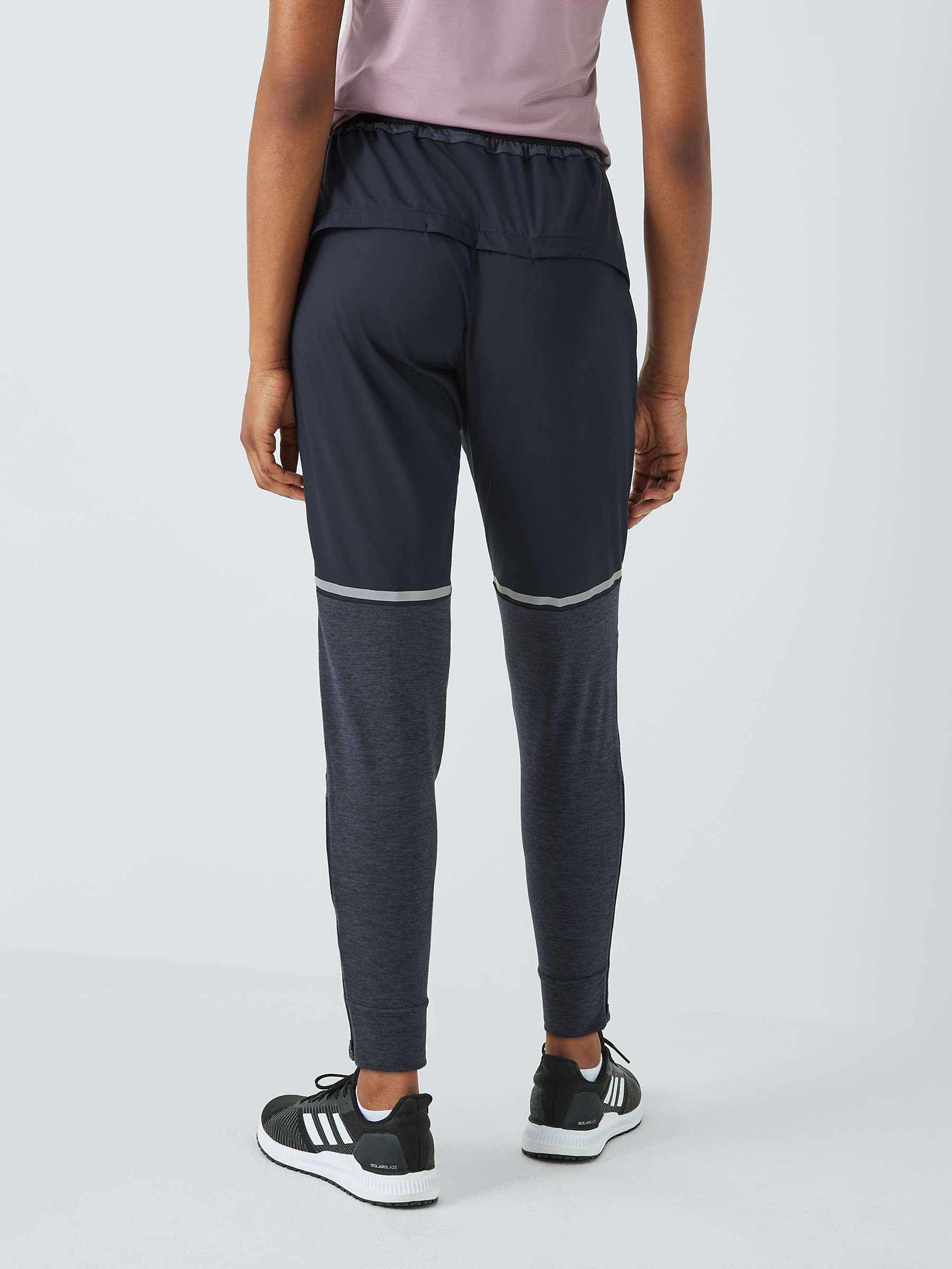 Buy Ronhill Running Slim Fit Trousers, Black/Charcoal Marl Online at johnlewis.com