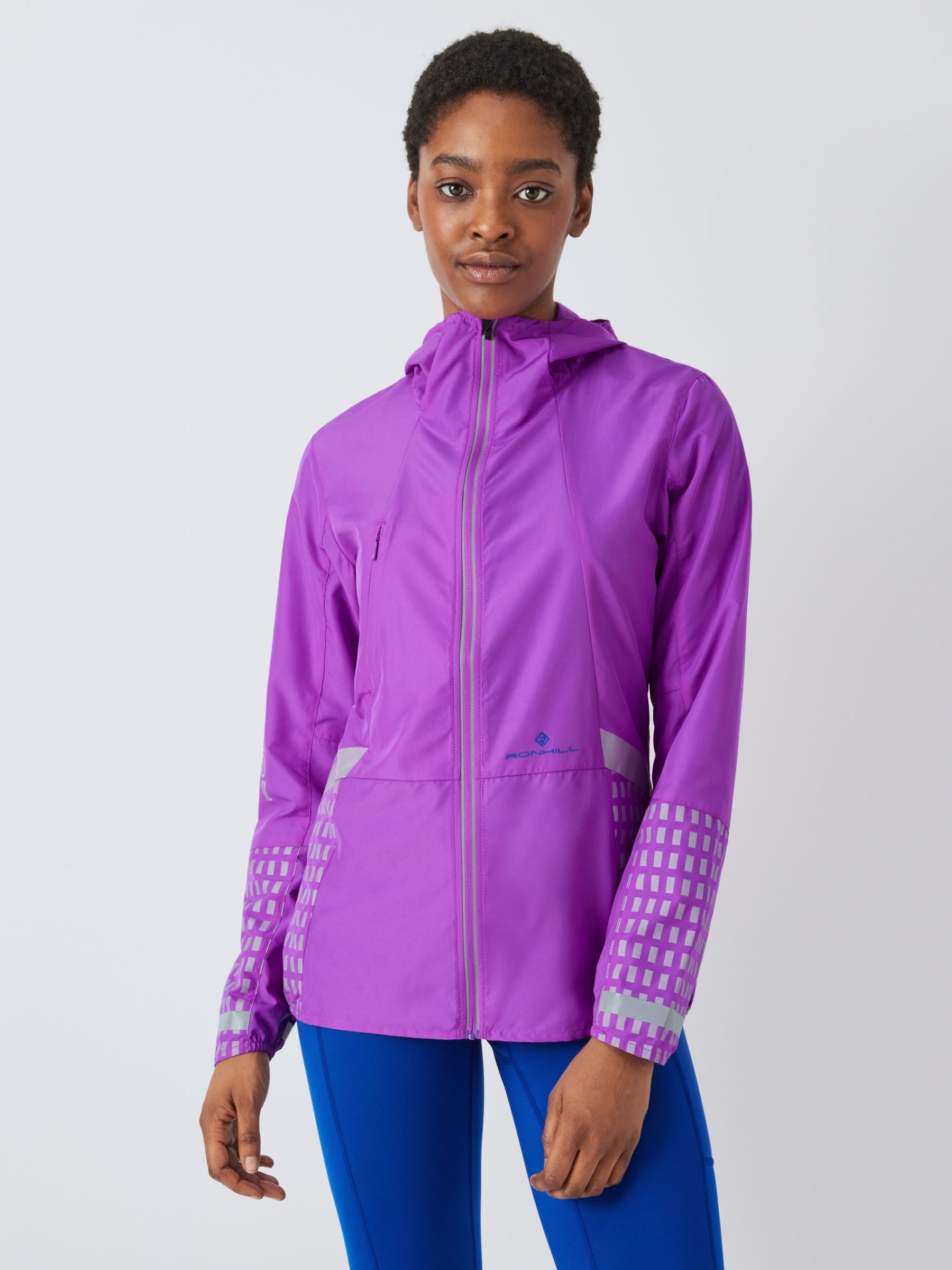 Ronhill Core Women's Afterhours Running Jacket, Thistle/Cobalt