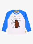 Fabric Flavours Kids' Gruffalo Pyjamas, Blue/White