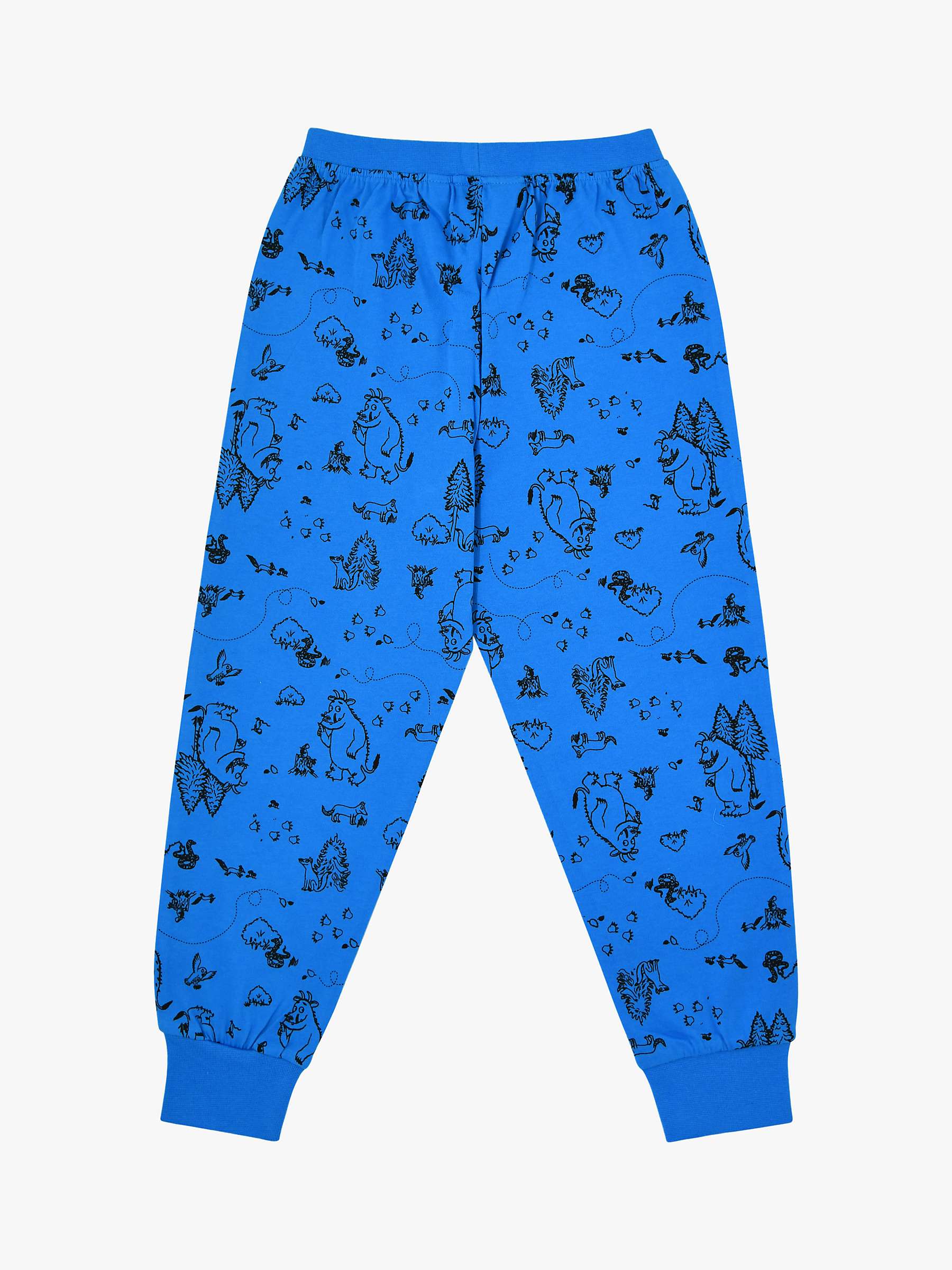 Buy Fabric Flavours Kids' Gruffalo Pyjamas, Blue/White Online at johnlewis.com
