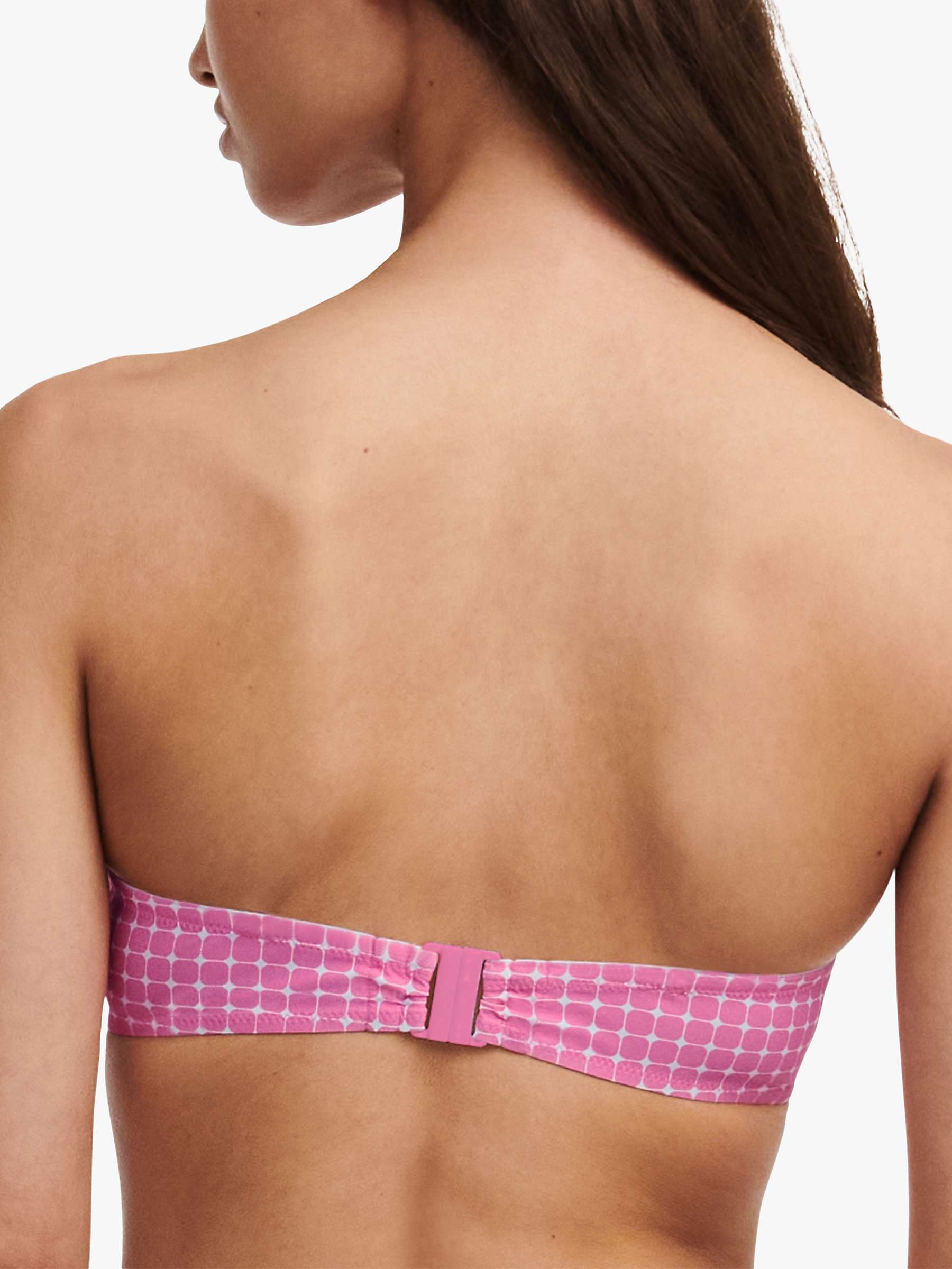 Buy Passionata Jaia Bandeau Dots Bikini Top, Pink Online at johnlewis.com