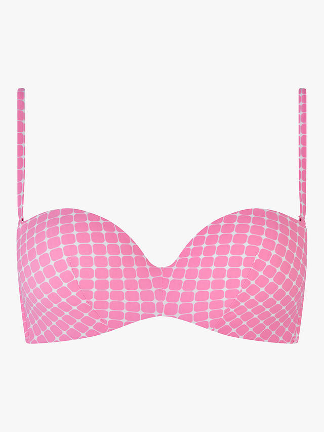 Passionata Jaia Bandeau Dots Bikini Top, Pink