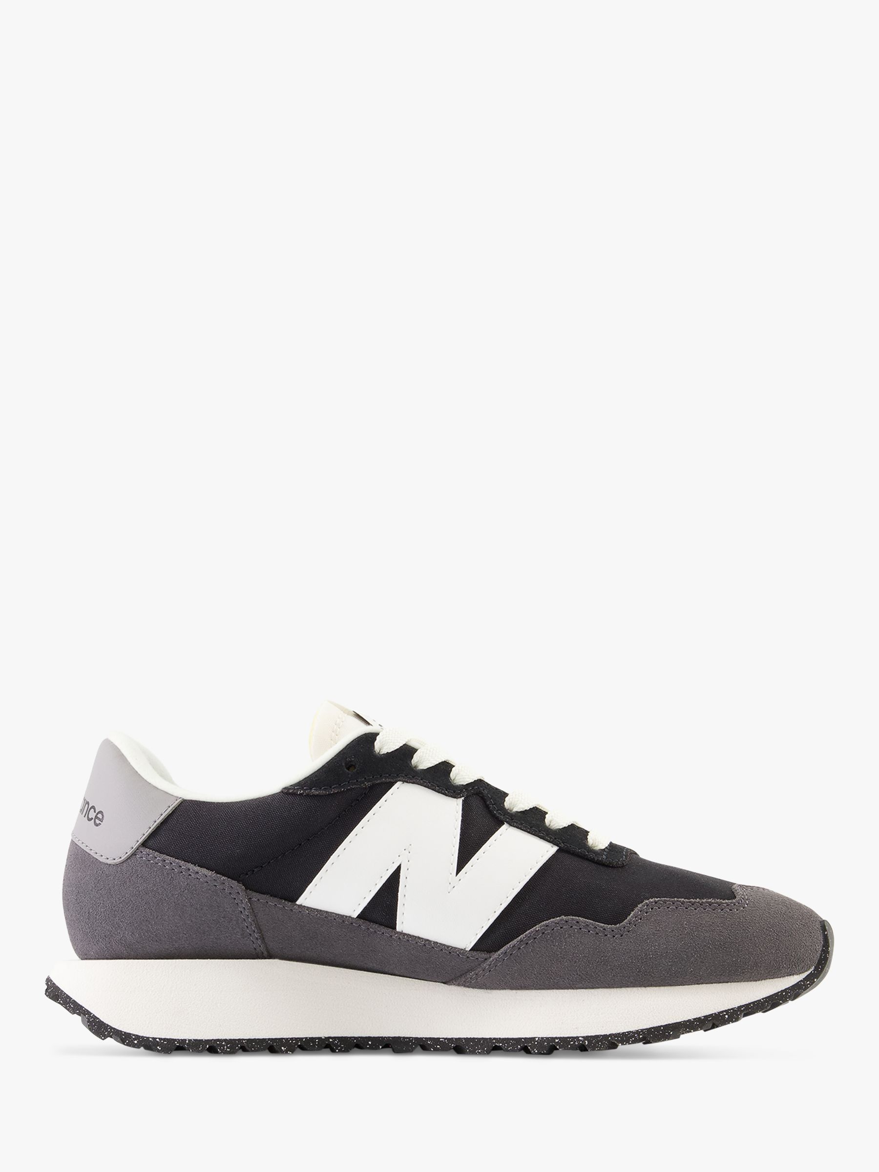 New Balance 237 Suede Mesh Trainers, Black