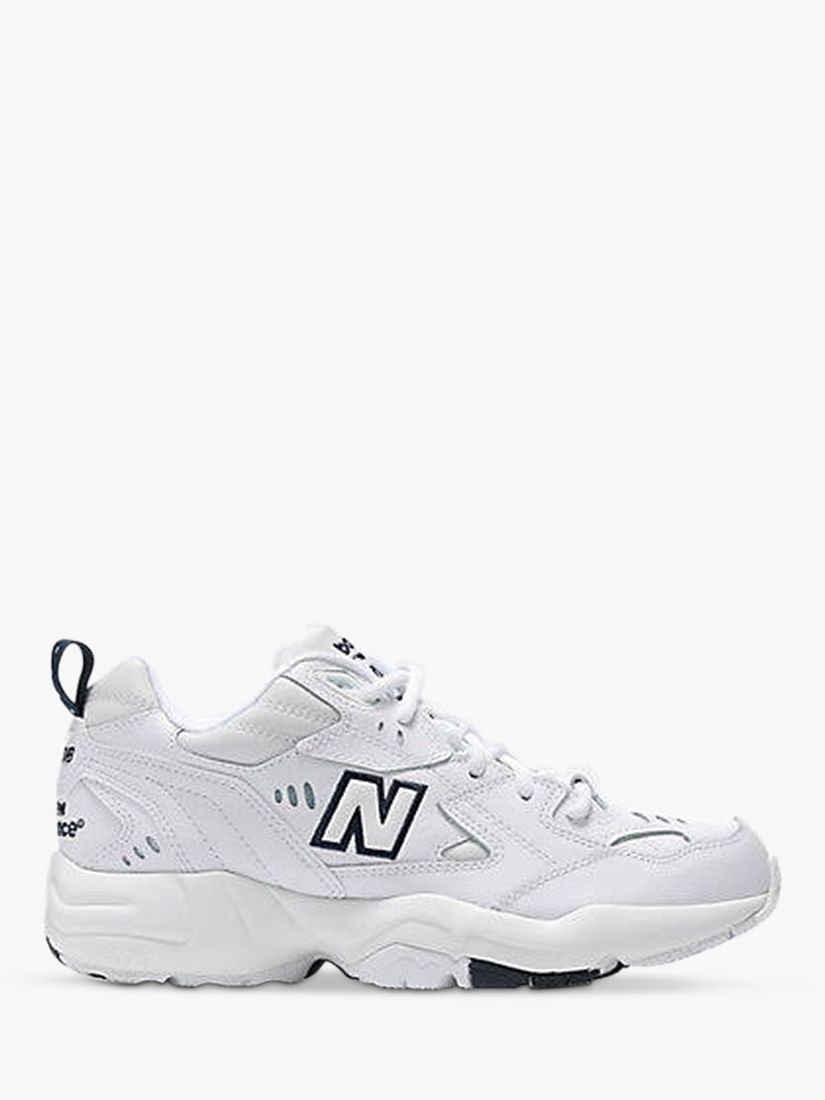 melon Mediator Udover New Balance 608V1 Chunky Lace Up Trainers, White at John Lewis & Partners