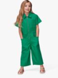 Whistles Kids' Ryley Jumpsuit, Green