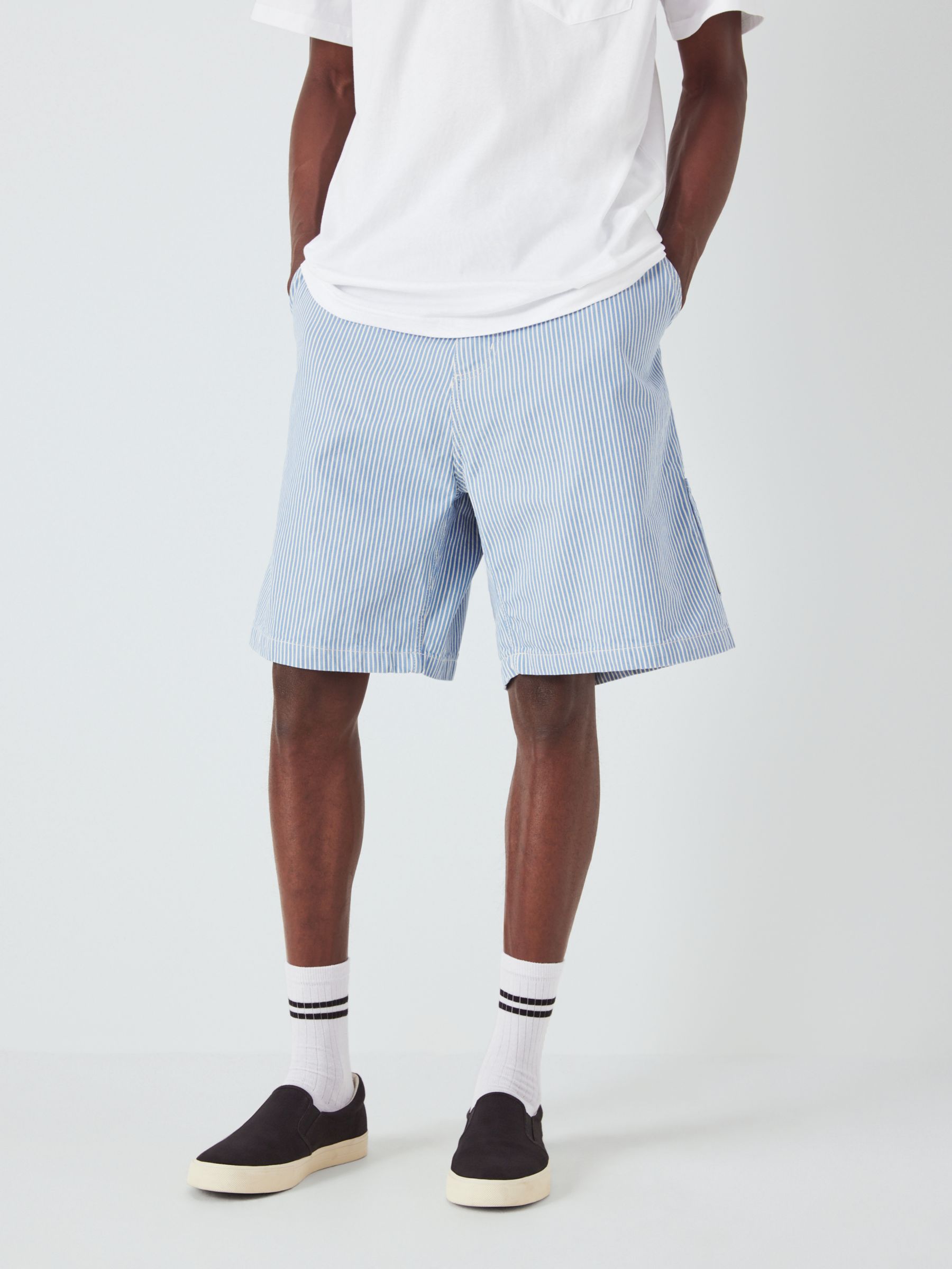 Carhartt WIP Terrel Stripe Shorts, Blue