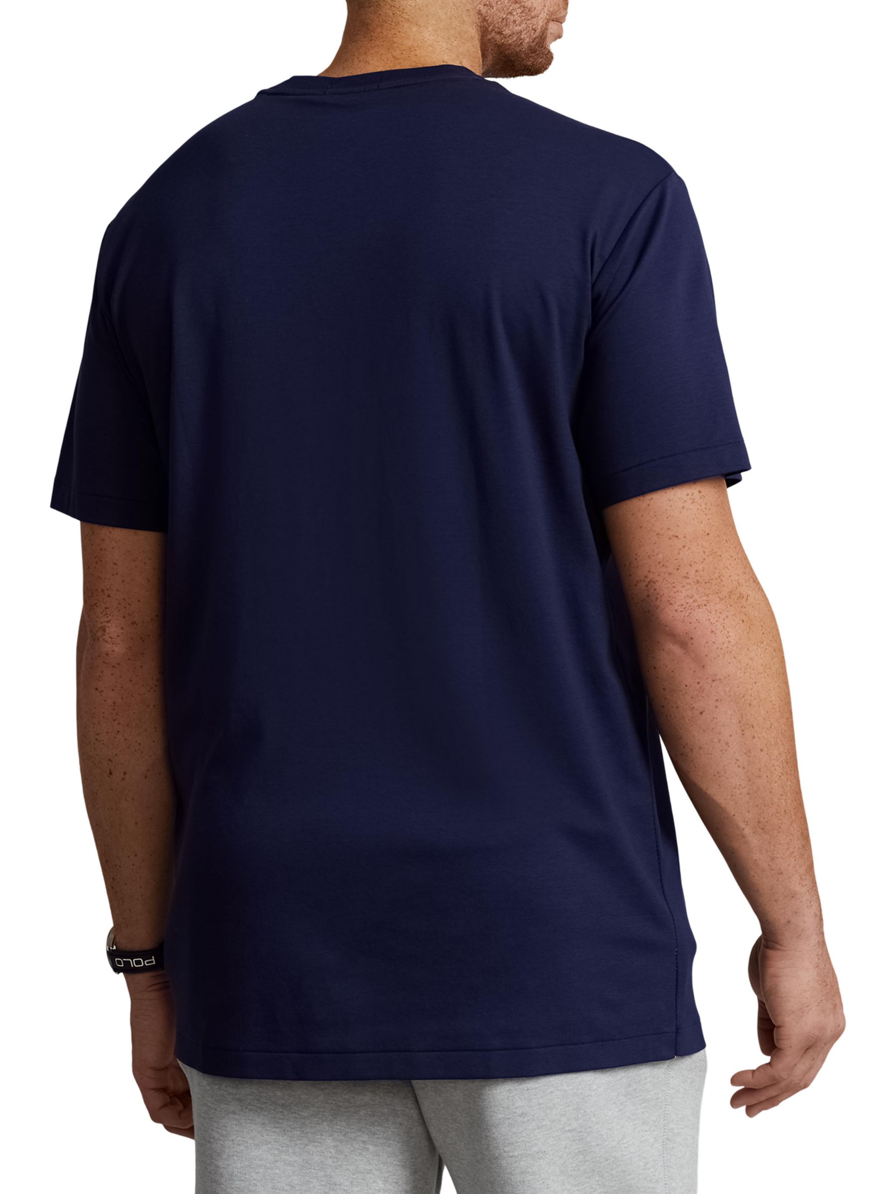 Polo Ralph Lauren Short Sleeve T-Shirt, Navy at John Lewis & Partners