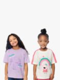 Fabric Flavours Kids' Peppa Pig Oversized T-Shirts, Pack of Two, Multi