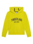 Timberland Kids' Logo Embroidered Hoodie, Yellow/Multi