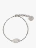 Mulberry Bayswater Postman's Lock Bracelet, Silver