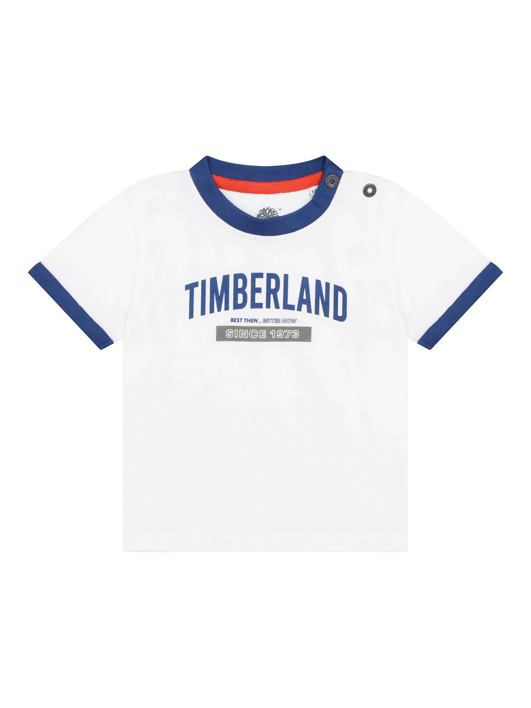 Buy Timberland Baby T-Shirt & Shorts Set, White/Multi Online at johnlewis.com