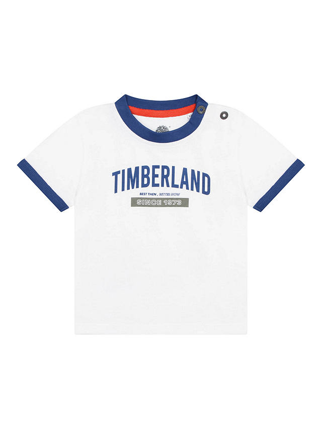 Timberland Baby T-Shirt & Shorts Set, White/Multi