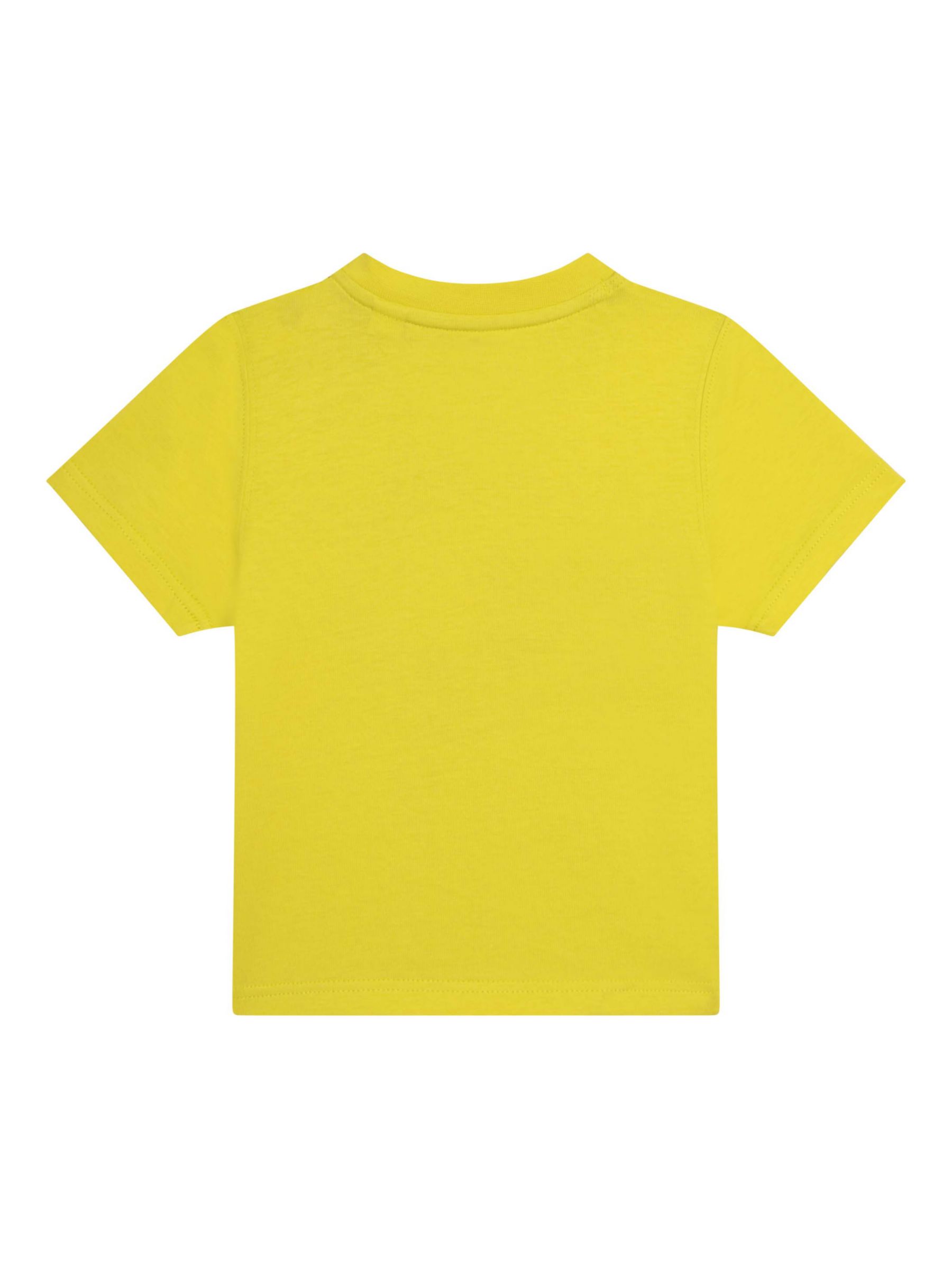 Timberland Baby Graphic Logo Print T-Shirt, Yellow/Multi at John Lewis ...