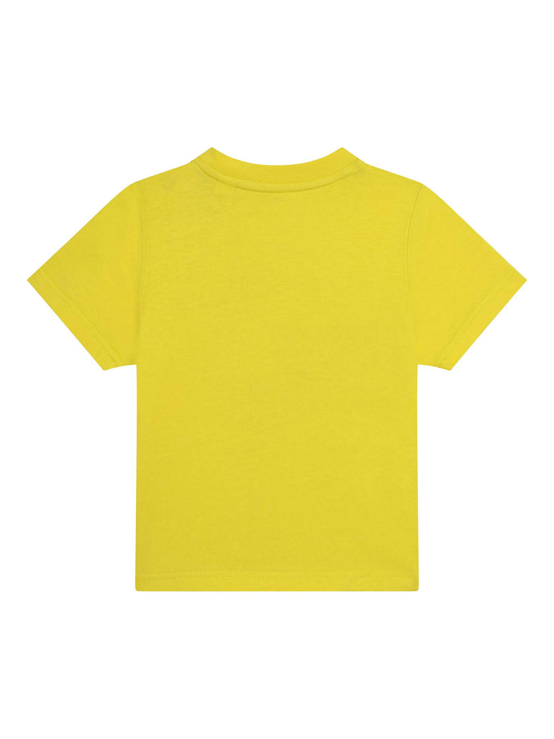 Buy Timberland Baby Graphic Logo Print T-Shirt, Yellow/Multi Online at johnlewis.com
