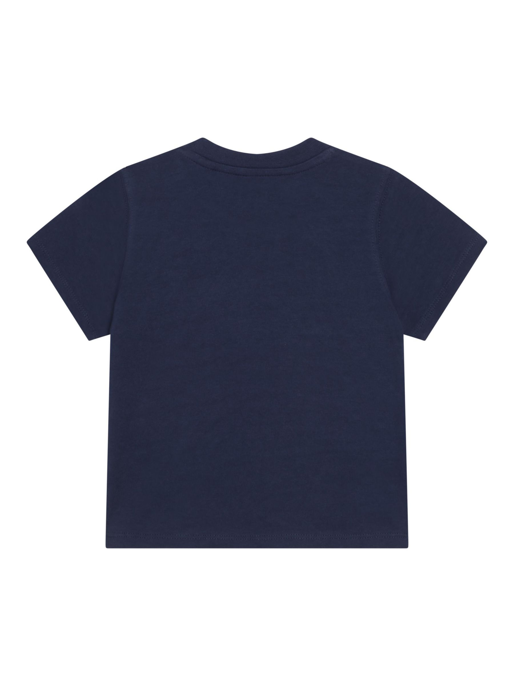 Timberland Kids' Short Sleeved T-Shirt, Navy/Multi, 6 months