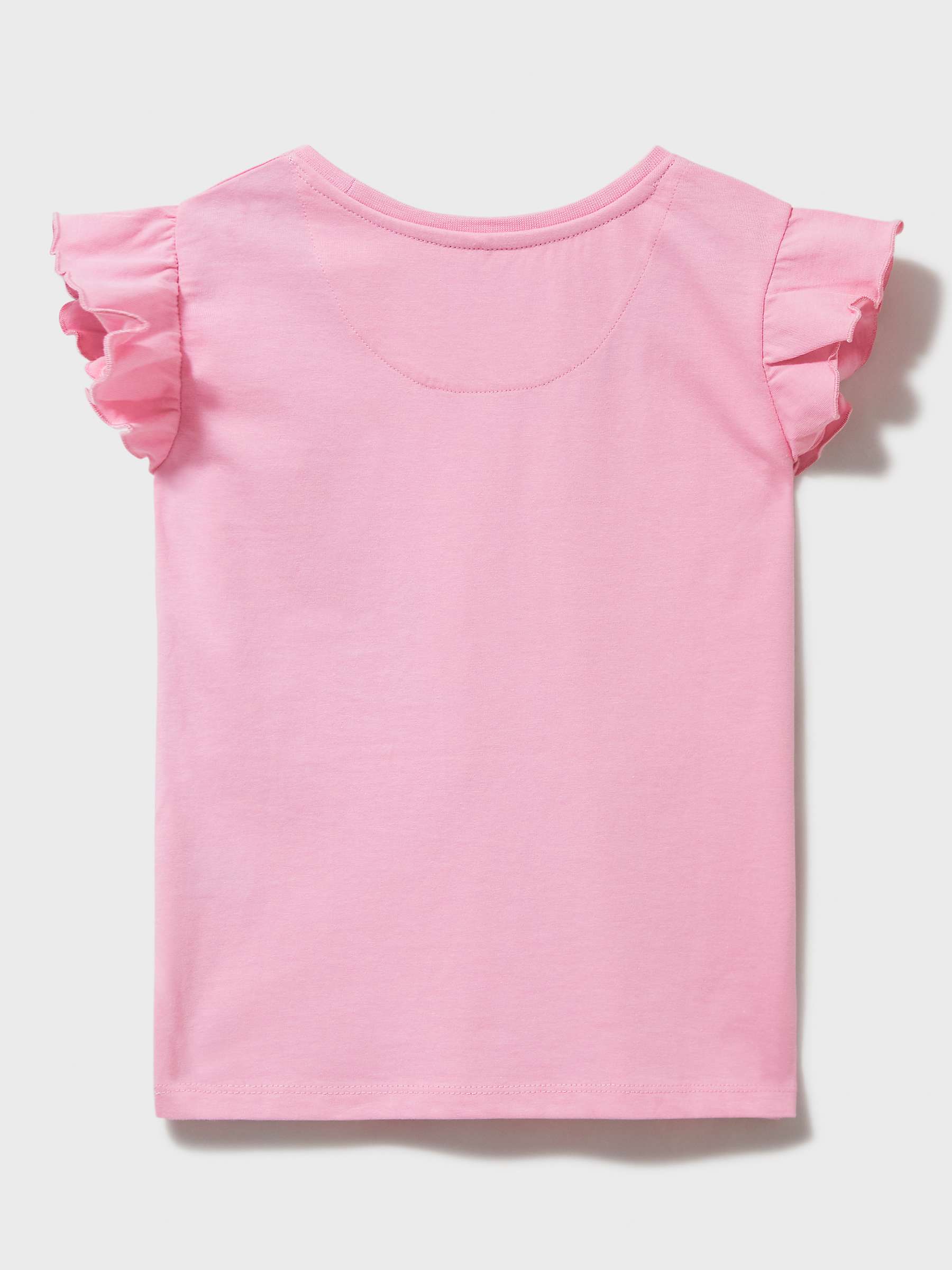 Crew Clothing Kids' Unicorn T-Shirt, Light Pink at John Lewis & Partners