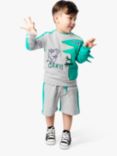 Fabric Flavours Kids' Peppa Pig George Spike Sweatshirt, Green/Grey