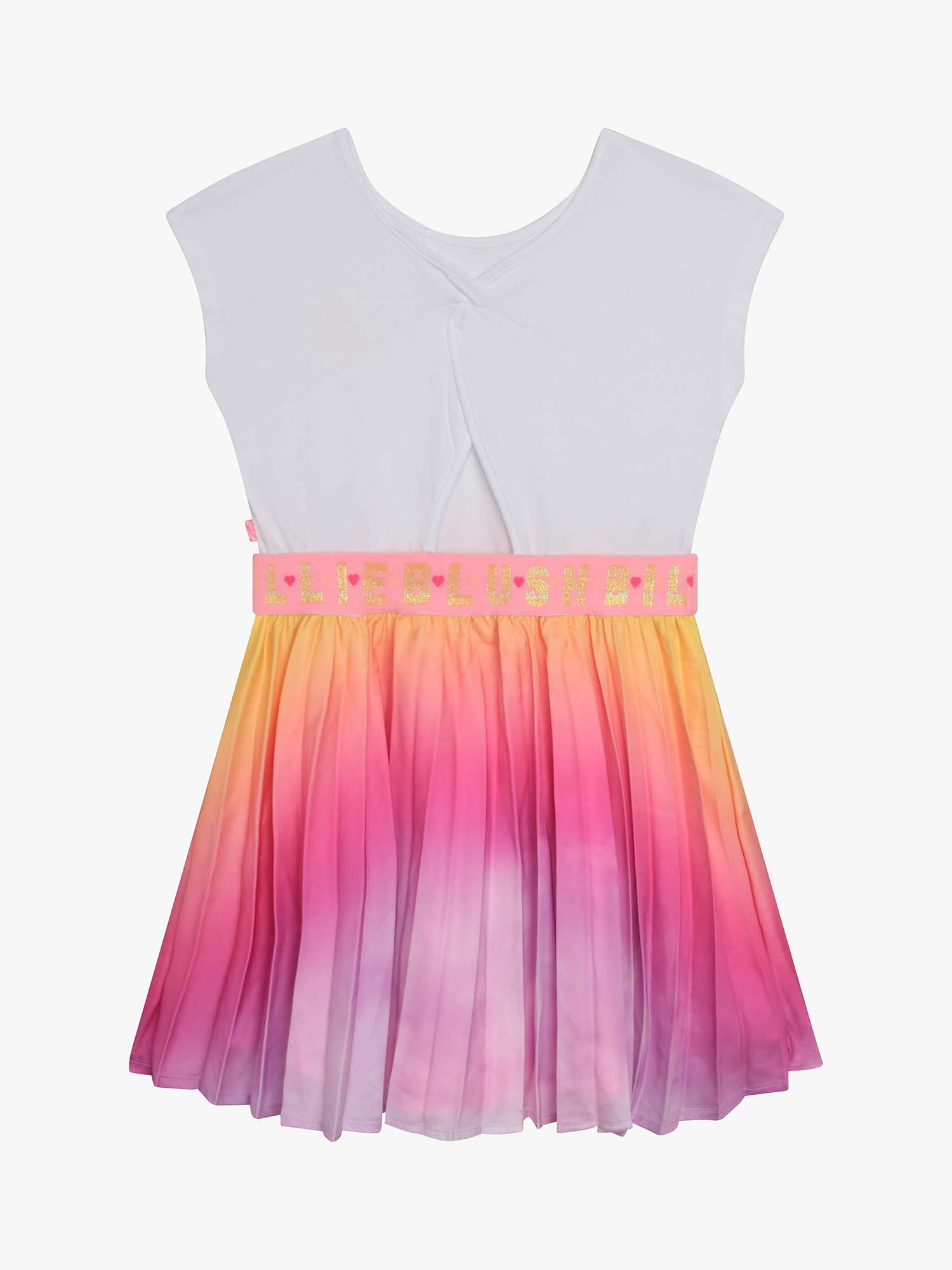 Buy Billieblush Kids' Butterfly Ombre Dress, Multi Online at johnlewis.com