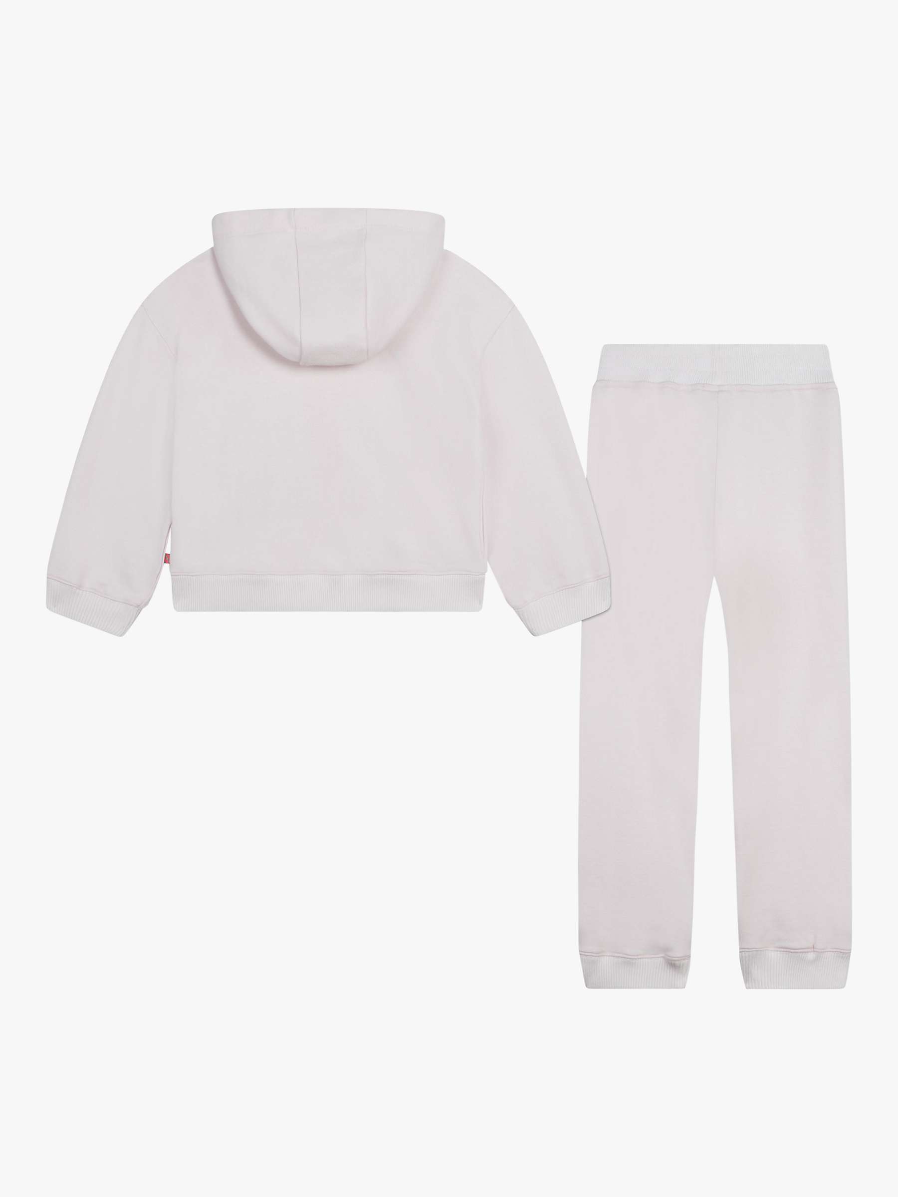 Buy Billieblush Kids' French Terry Hooded Tracksuit Set, Light Pink Online at johnlewis.com