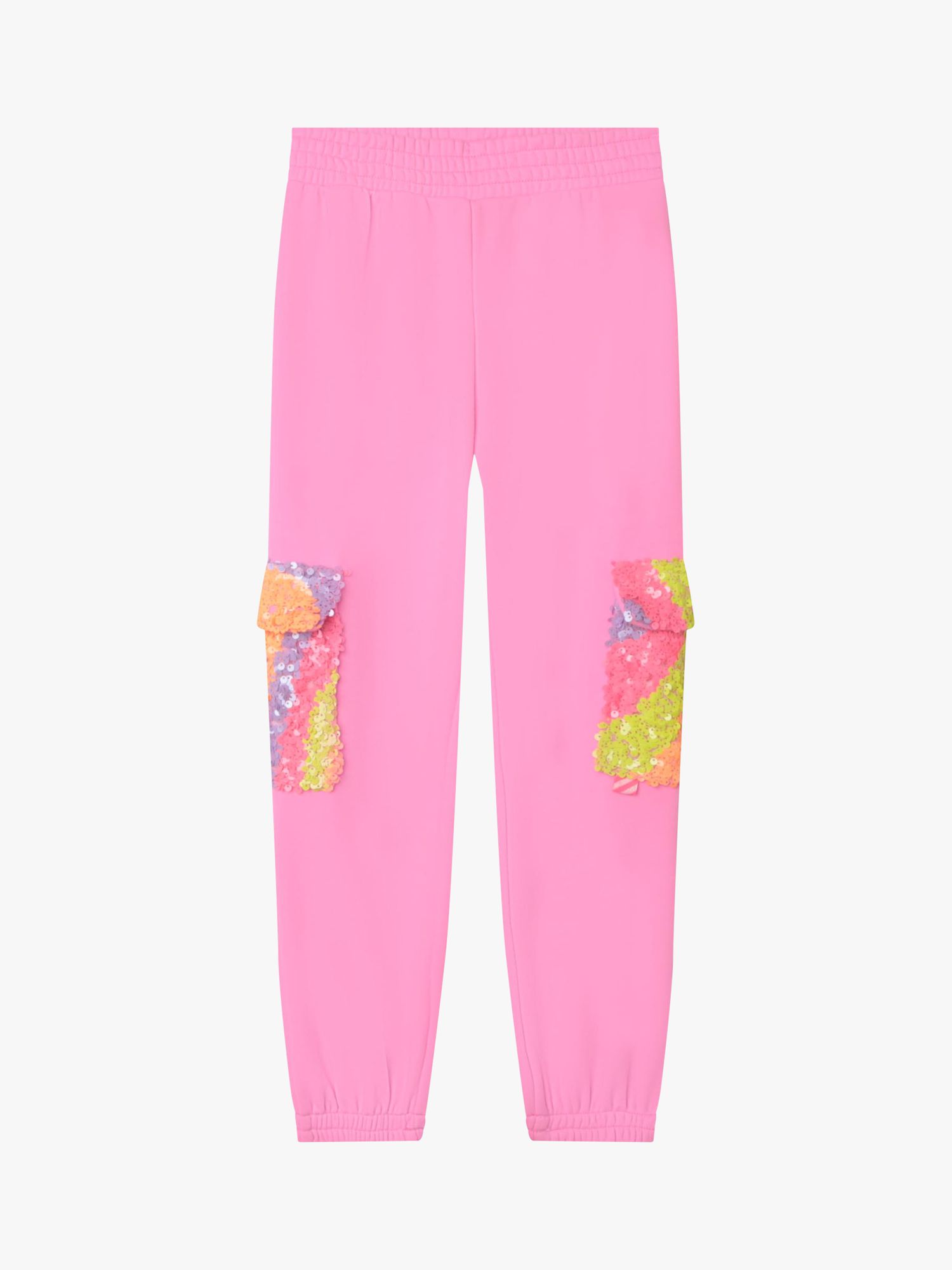 Billieblush Kids' Sequin Pocket Joggers, Pink