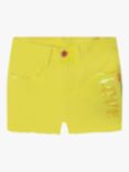 Billieblush Girl's Denim Sequin Embellished Shorts, Yellow/Multi