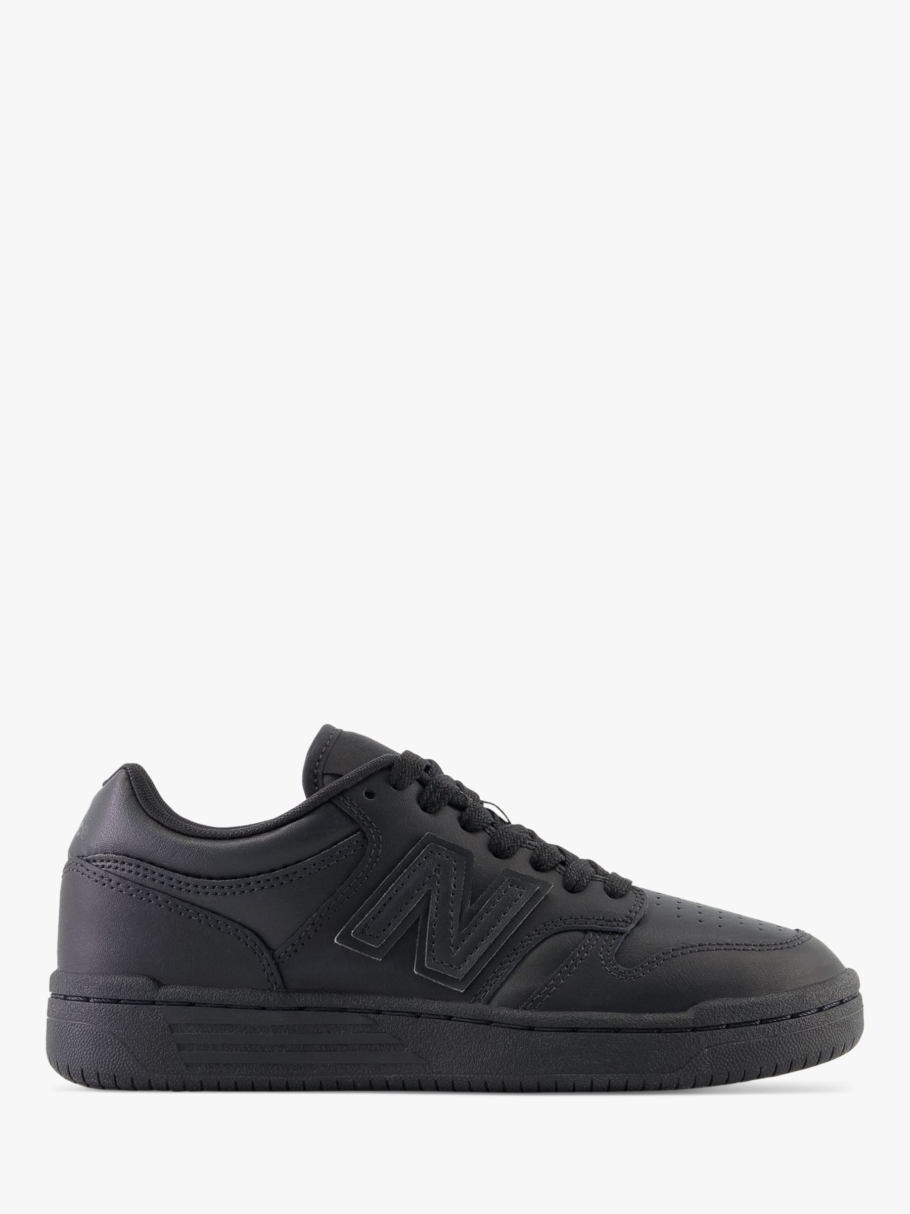 New Balance Kids' 480 Lace Up Trainers, Black at John Lewis & Partners