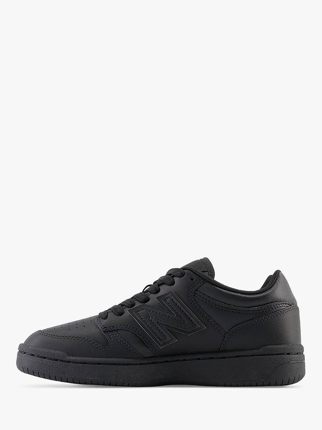 New Balance Kids' 480 Lace Up Trainers, Black at John Lewis & Partners