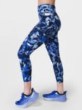 Sweaty Betty Zero Gravity 7/8 Running Leggings, Blue Ornate