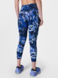 Sweaty Betty Zero Gravity 7/8 Running Leggings, Blue Ornate