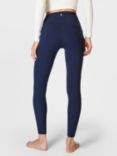 Sweaty Betty Super Flow Leggings, Navy Blue