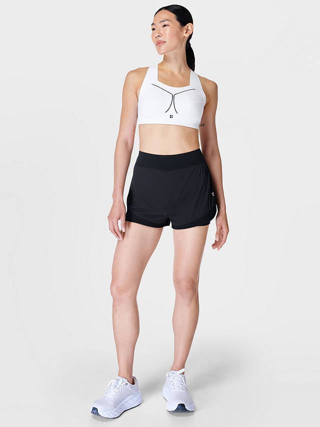 Sweaty Betty Tempo Run Shorts, Black