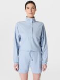 Sweaty Betty Explorer Half Zip Midlayer, Aluminium Blue