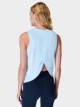 Sweaty Betty Draped Back Tank Top, Ice Blue