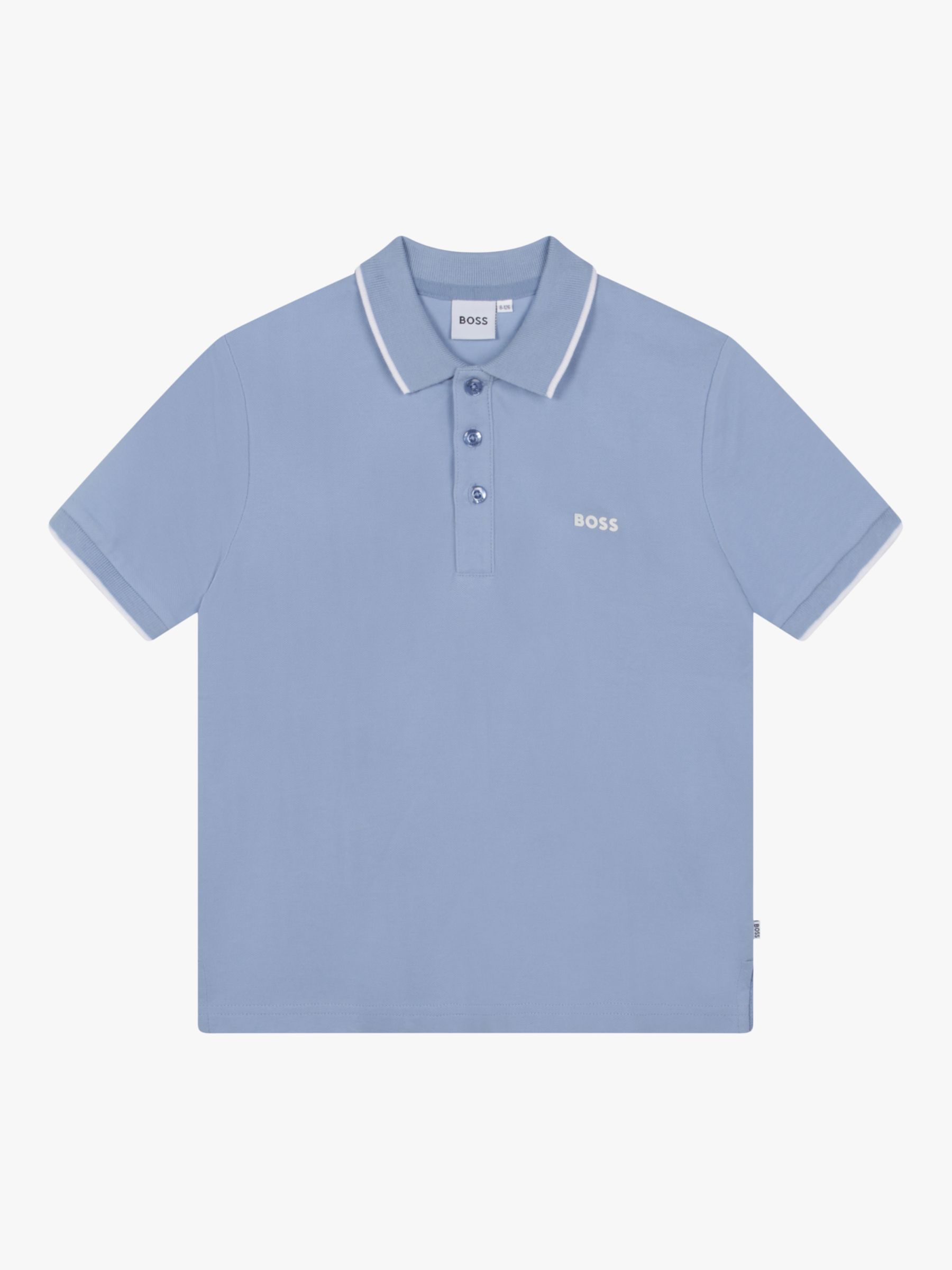 HUGO BOSS Kids' Short Sleeve Cotton Polo Shirt