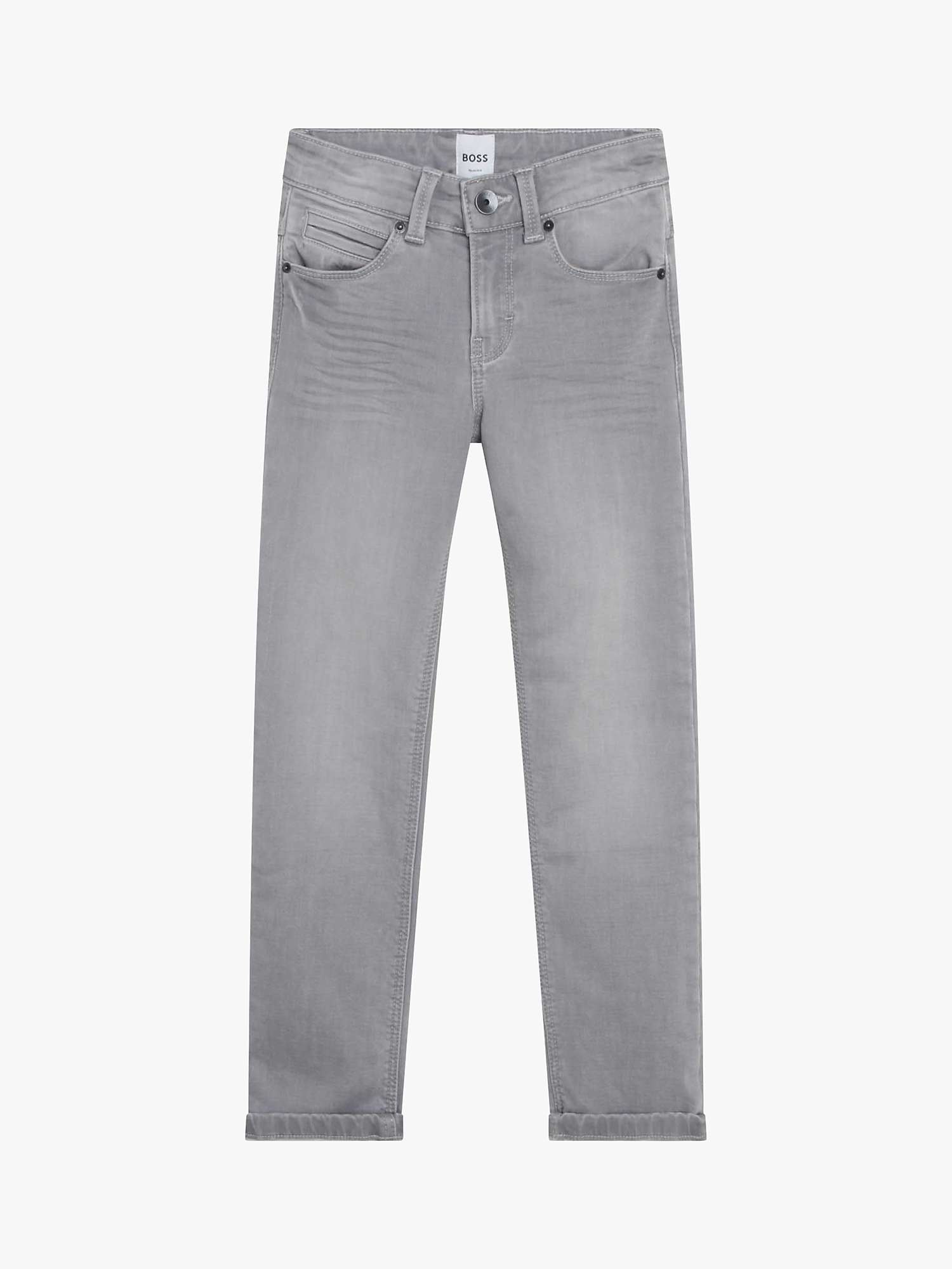Buy HUGO BOSS Boy's Slim Cut Denim Jeans Online at johnlewis.com