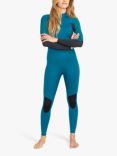 Billabong 4/3mm Launch Back Zip GBS Long Sleeve Wetsuit, Pacific