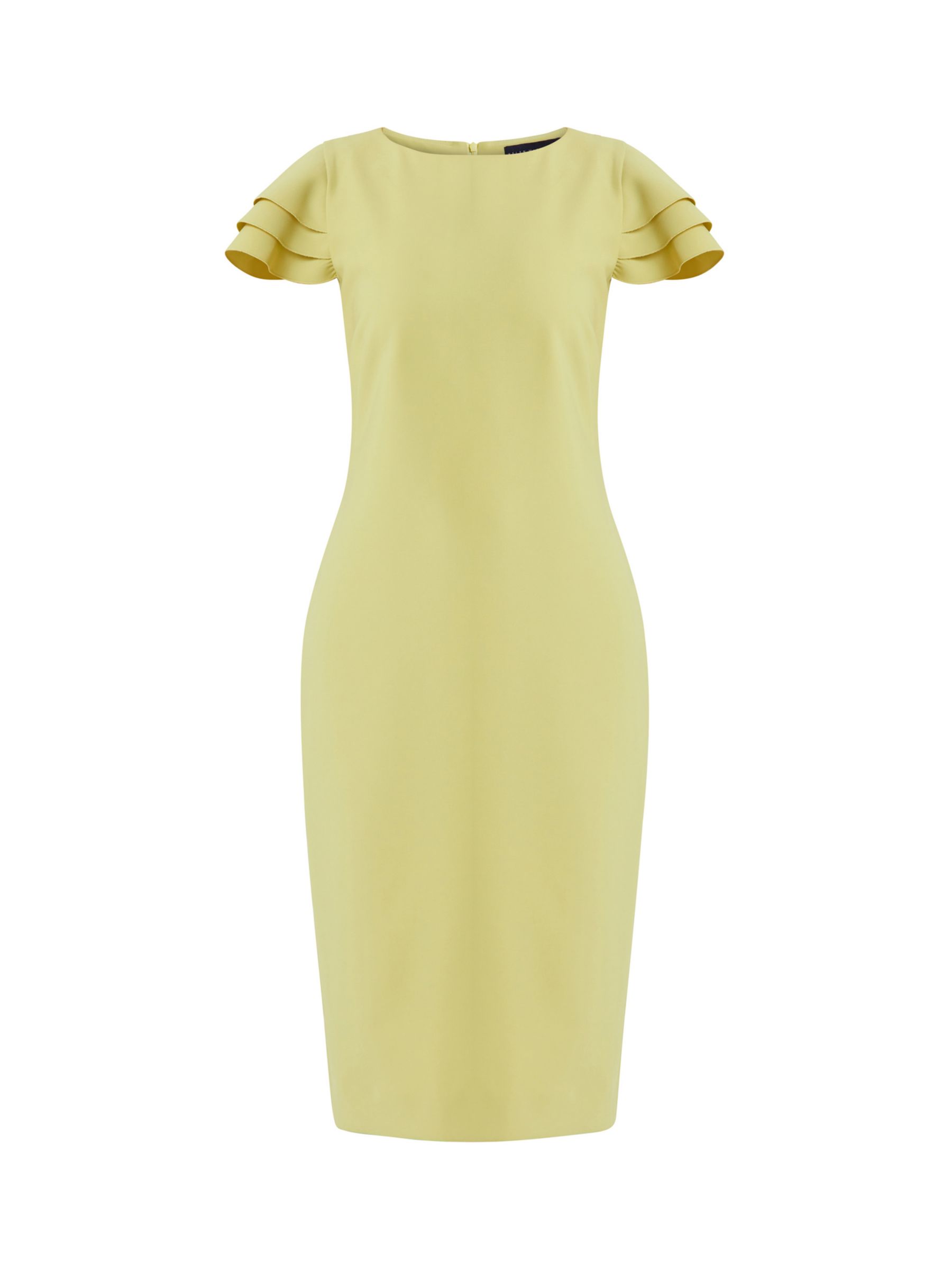 Helen McAlinden Penny Shift Dress, Citrus Yellow at John Lewis & Partners