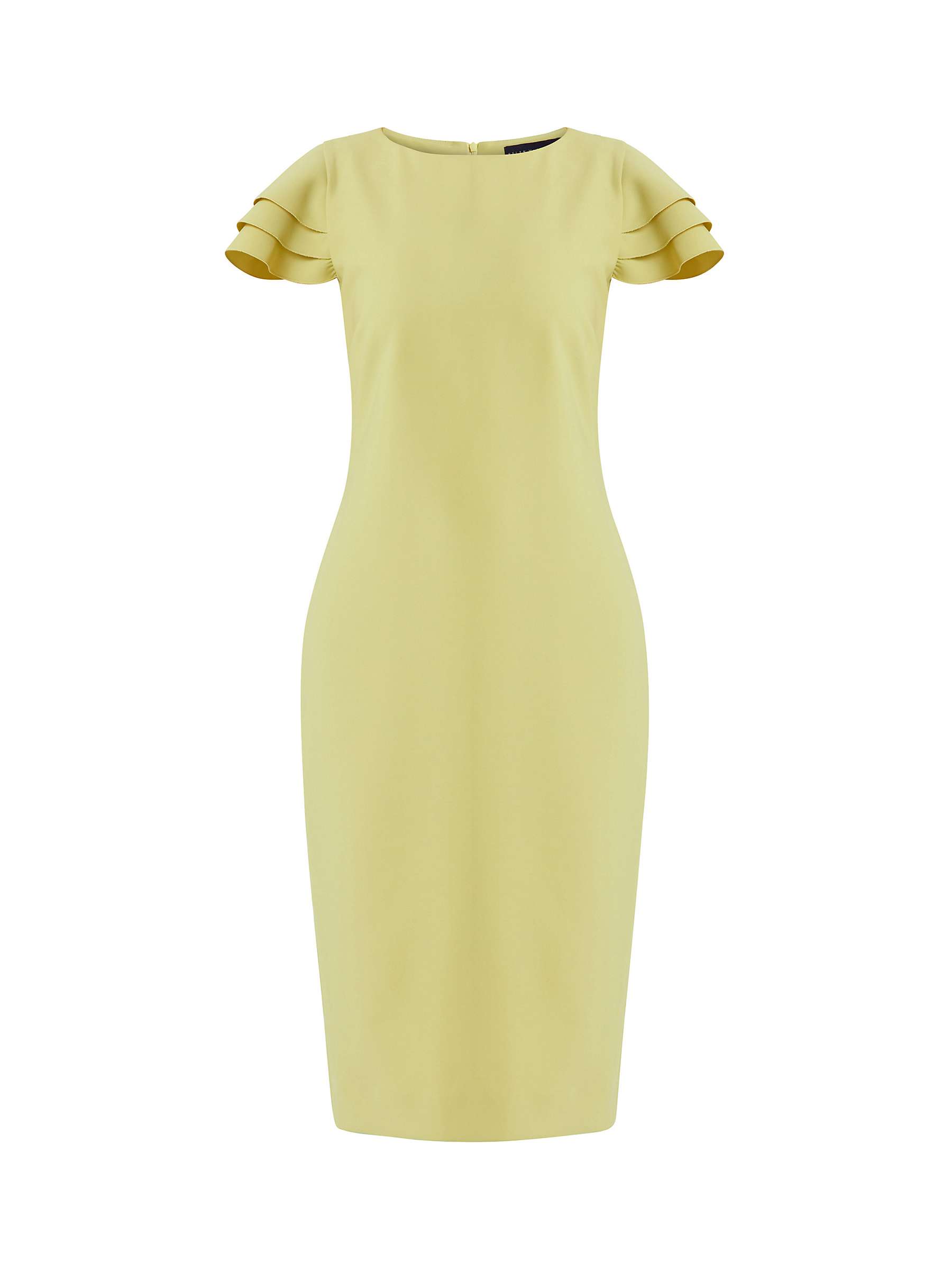 Buy Helen McAlinden Penny Shift Dress, Citrus Yellow Online at johnlewis.com