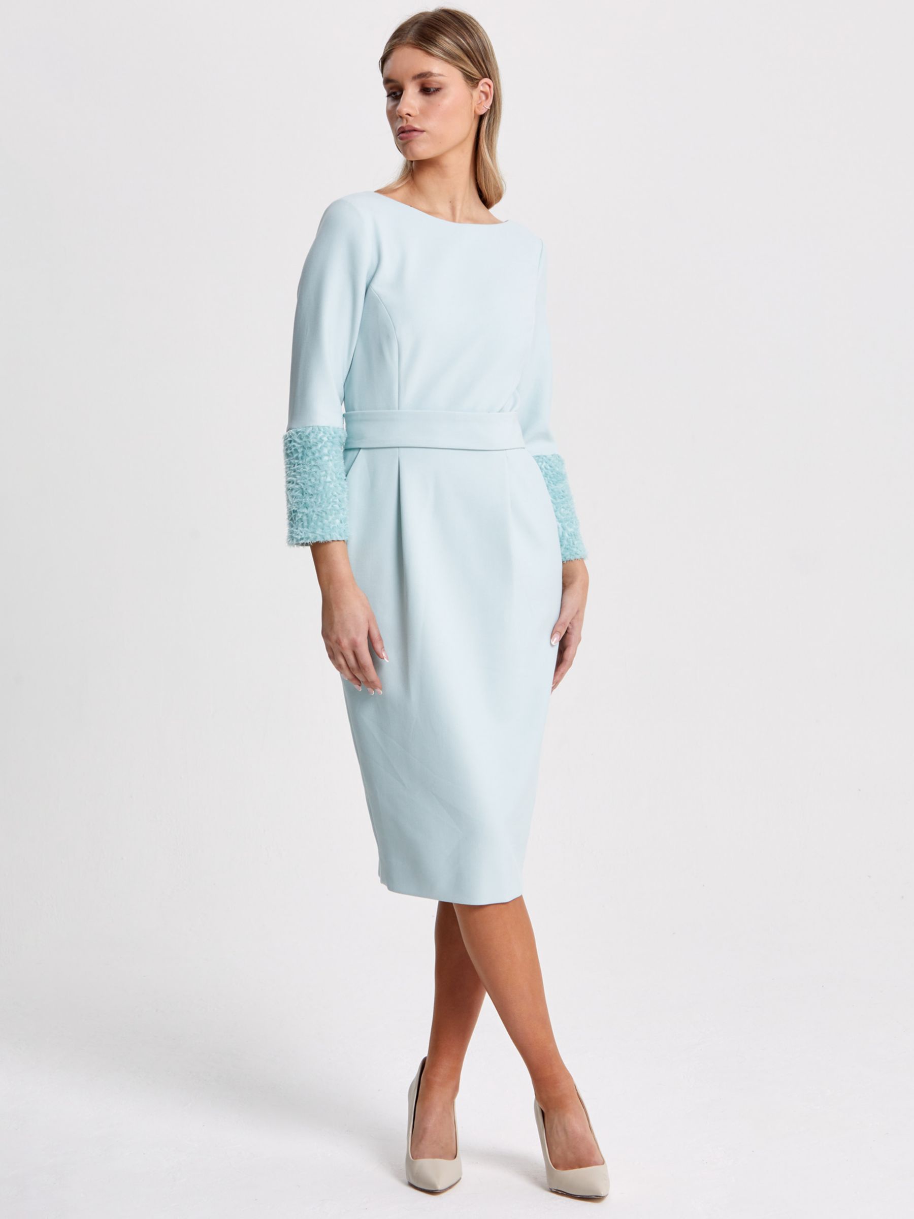 Buy Helen McAlinden Dianna Tailored Dress, Mist Online at johnlewis.com