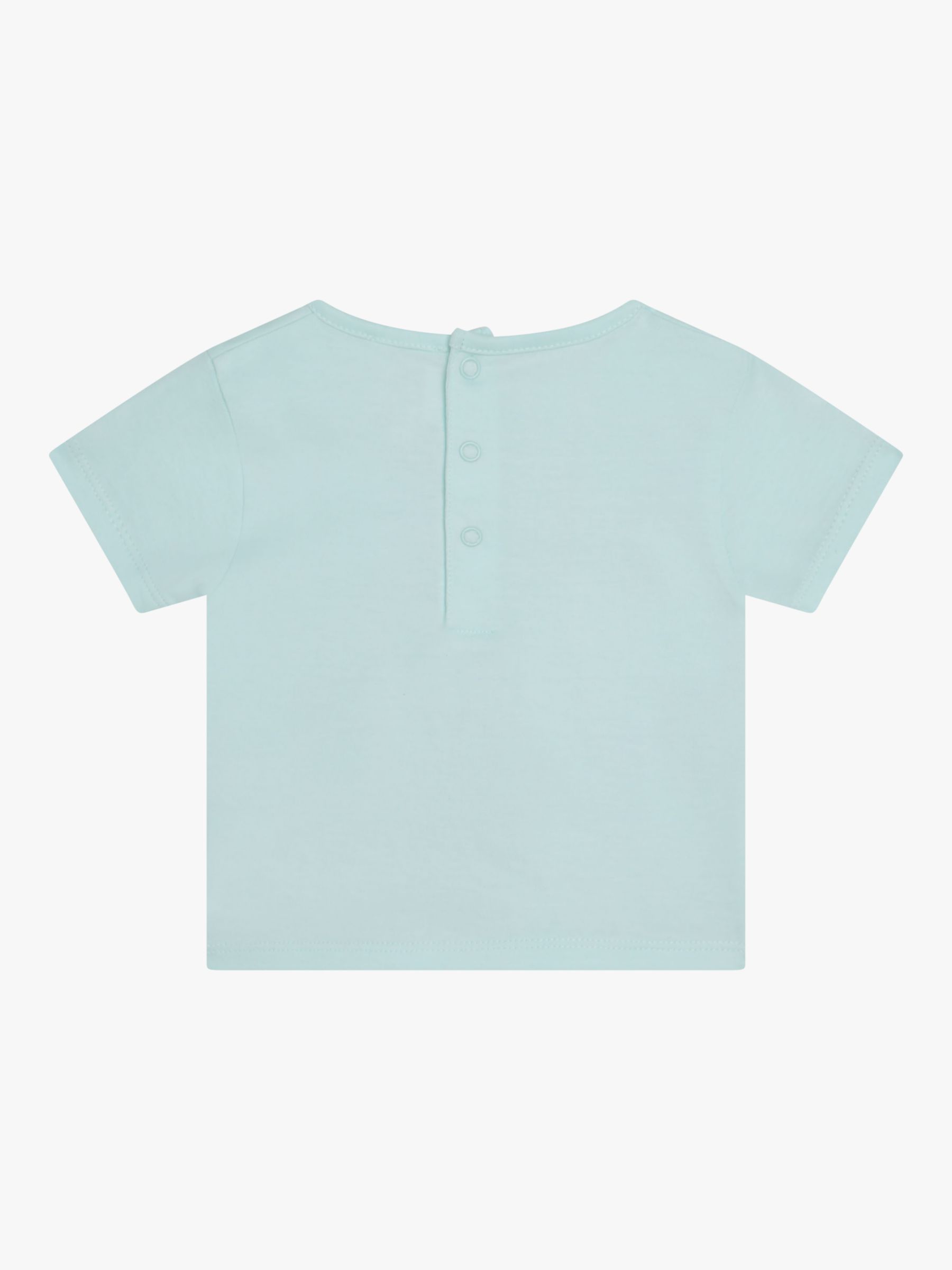 Carrément Beau Baby Short Sleeve T-Shirt, Green Turquoise, 4 years