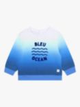 Carrément Beau Baby Bleu Ocean Sweatshirt, Blue/Multi