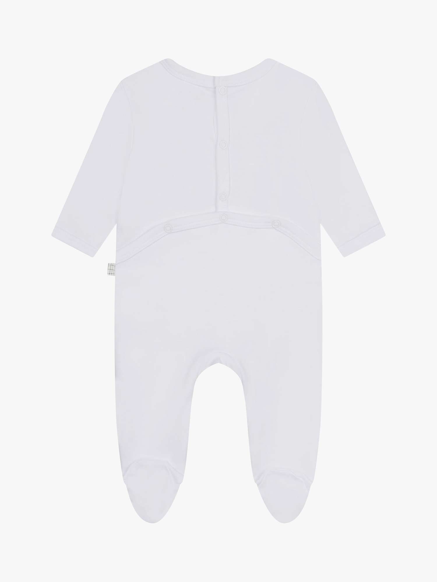 Carrément Beau Baby Pyjamas, White/Multi at John Lewis & Partners