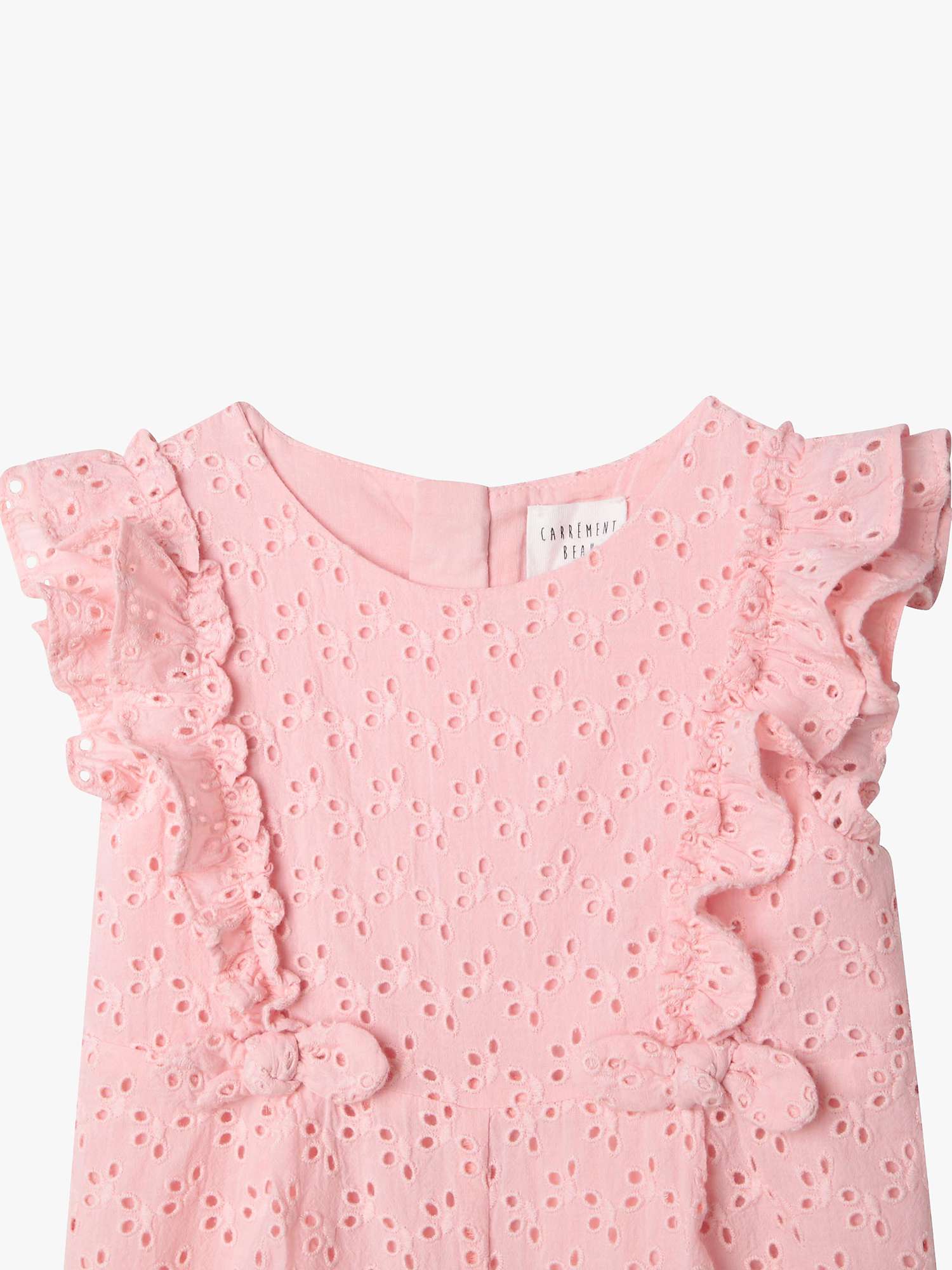 Buy Carrément Beau Baby Alin Ruffle Romper, Pink Online at johnlewis.com