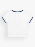 Carrément Beau Baby Cotton Jungle Short Sleeve T-Shirt, White/Multi
