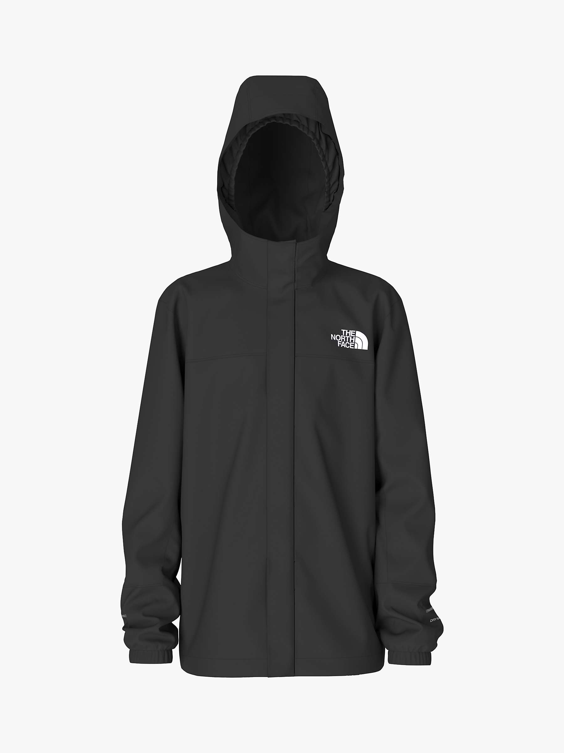 Buy The North Face Kids' Antora Rain Hooded Jacket, Black Online at johnlewis.com