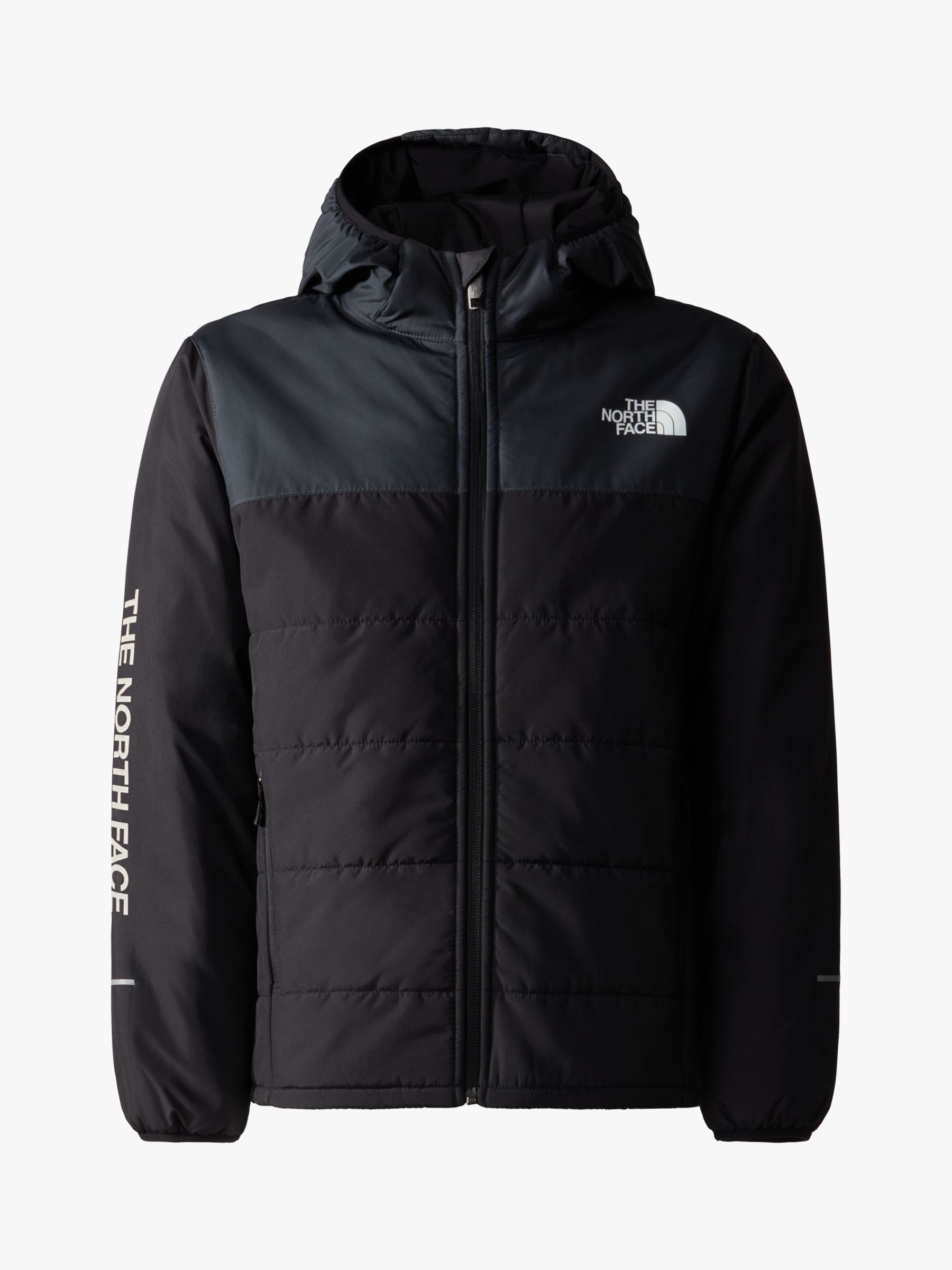 The North Face Kids' Never Stop Insulated Jacket, Grey/Black, 7-8 years